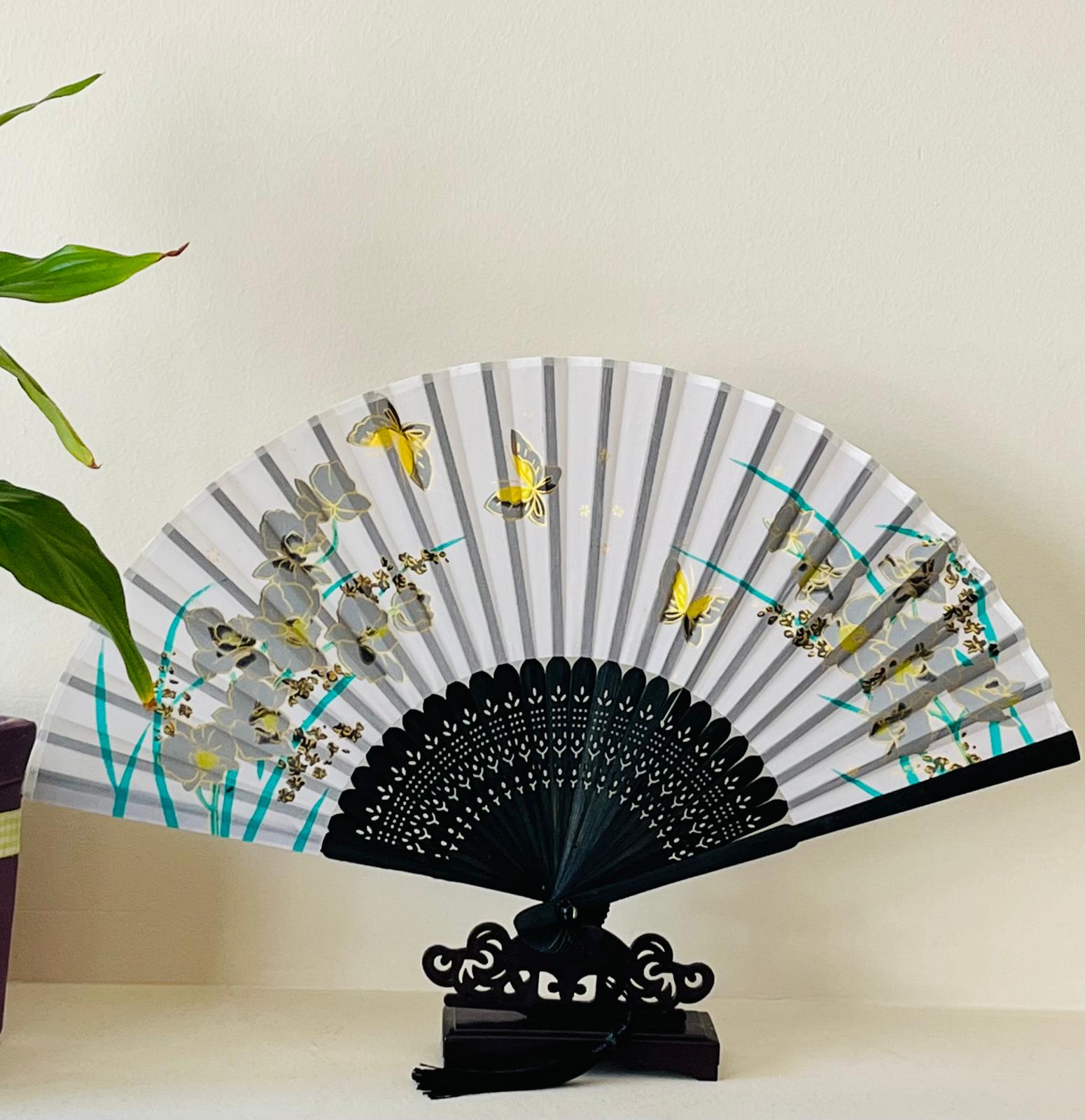 Bambu Kumaş Yelpaze 12 adet