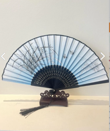 Bambu Kağıt Yelpaze 12 adet